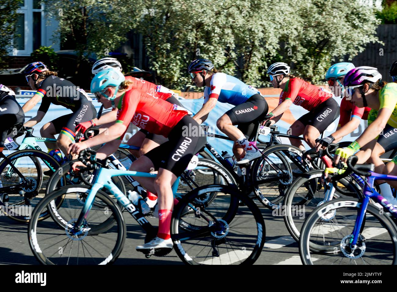 The 2022 Commonwealth Games women`s cycling road race, Warwick, UK